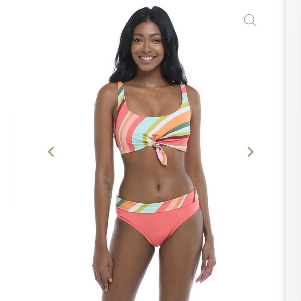 Mid Waist Fold Over Bottom - AMALFI